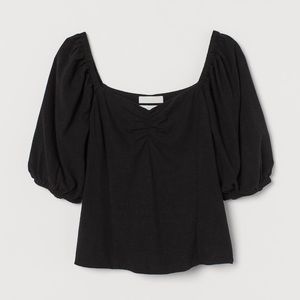 H&M LINEN BLOUSE